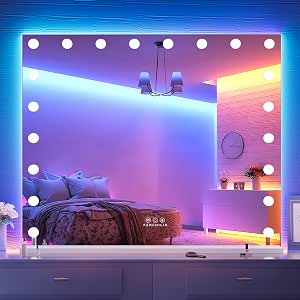 FENCHILIN Hollywood Mirror Vanity Mirror With Lights 14 Dimmable