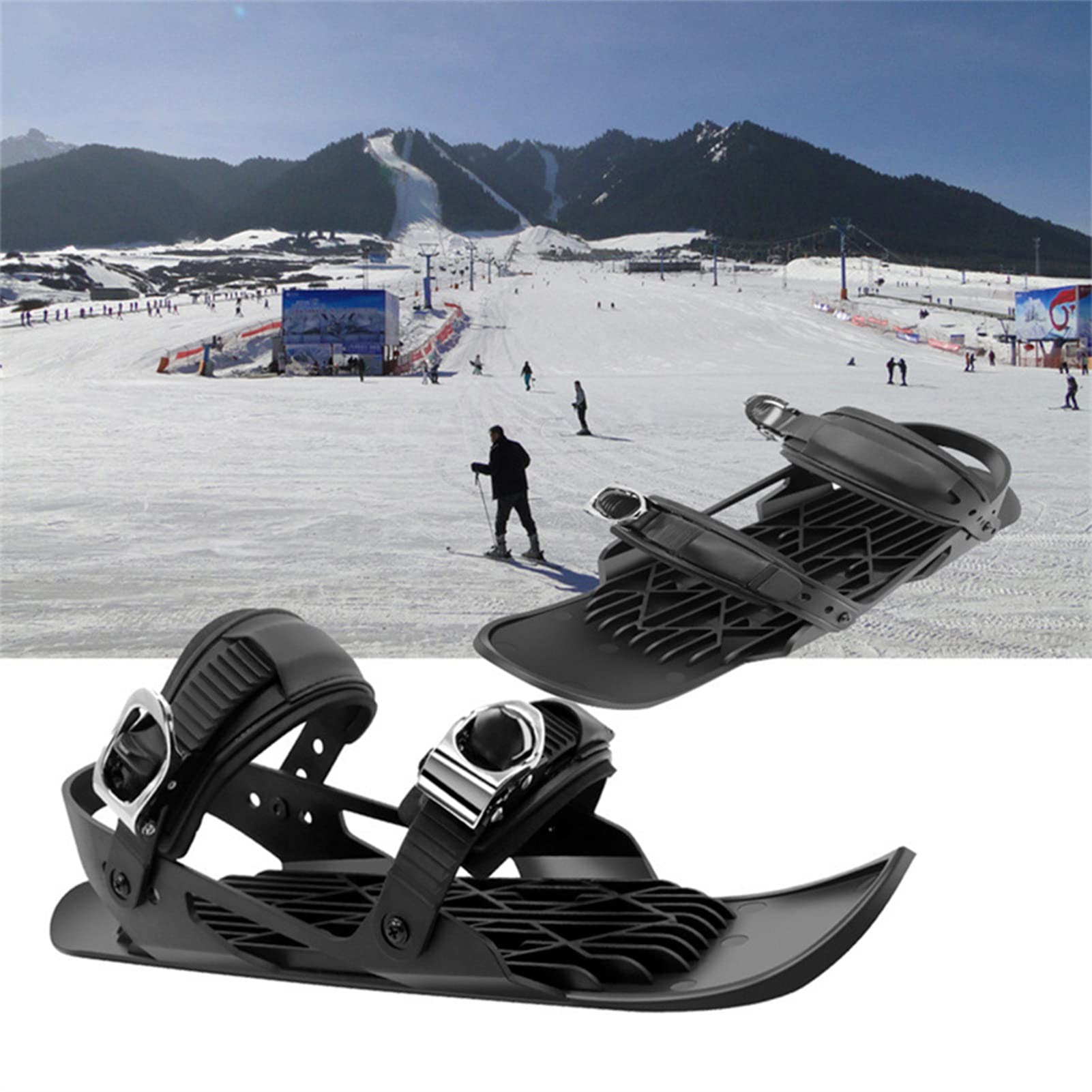 Mini korte skischaatsen for sneeuw Ski's for winterschoenen Mini korte skischaatsen for sneeuw Ski's for winterschoenen