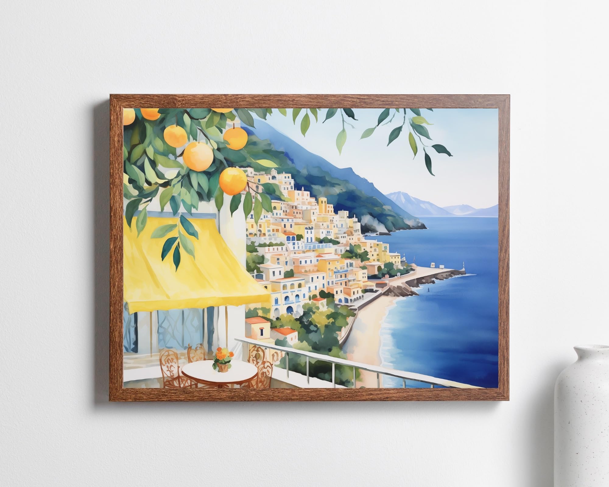 Amazon.co.jp: Belula Art 地中海ウォールアートプリント - ギリシャの