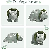 Vista 3 de TCBunny - Dinosaurio bebé de 30 cm de peluche para dormir de TCBunny, juguete de peluche para niños, regalos para niños y niñas, cumpleaños, San