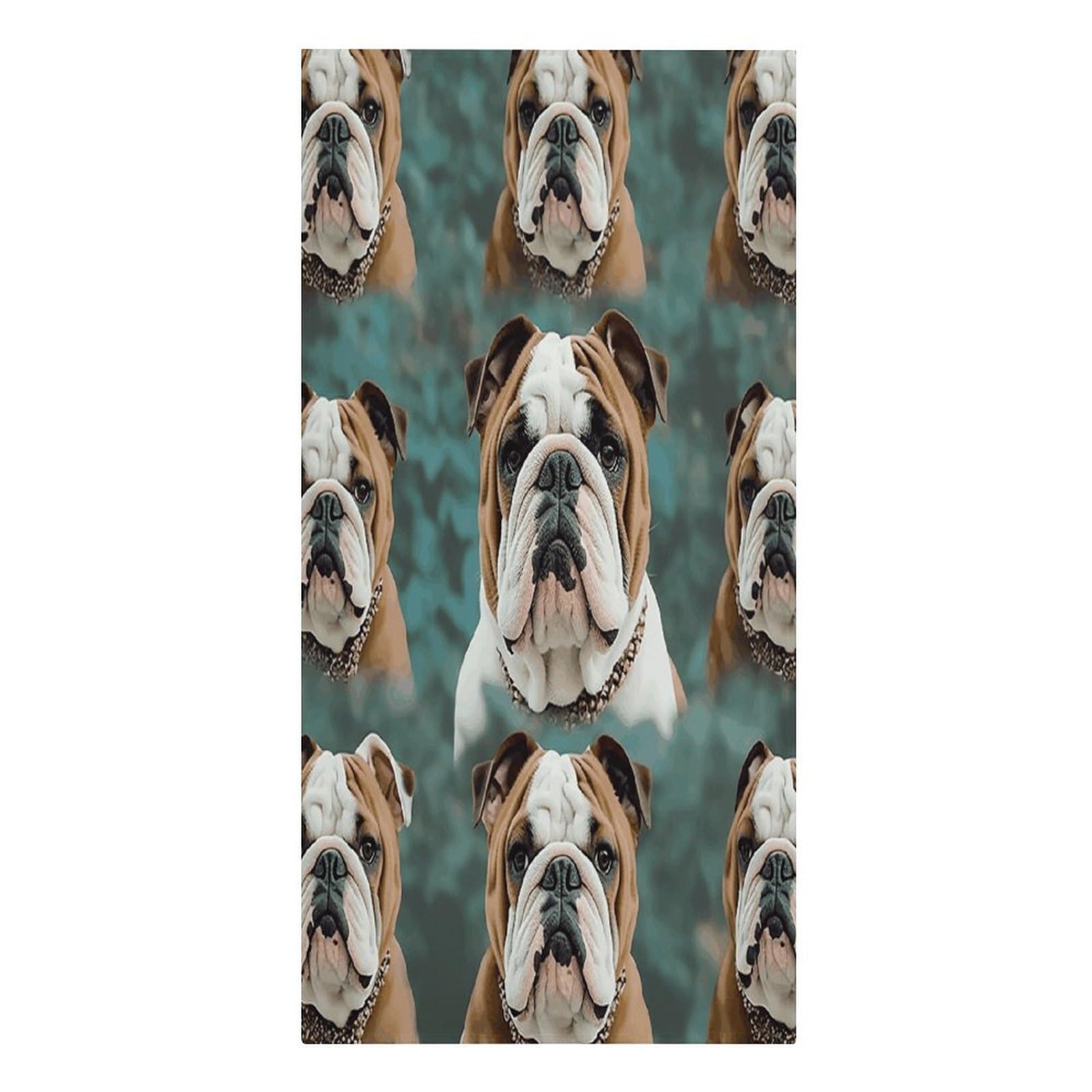 VstaDank Funny English Bulldog Beach Towels 30"x61" Microfiber Super Absorbent Large Bath Towels Cozy Soft Swim Travel Towel Quick Dry Thin Pool Towel Beach Accessories for Outdoor Adult