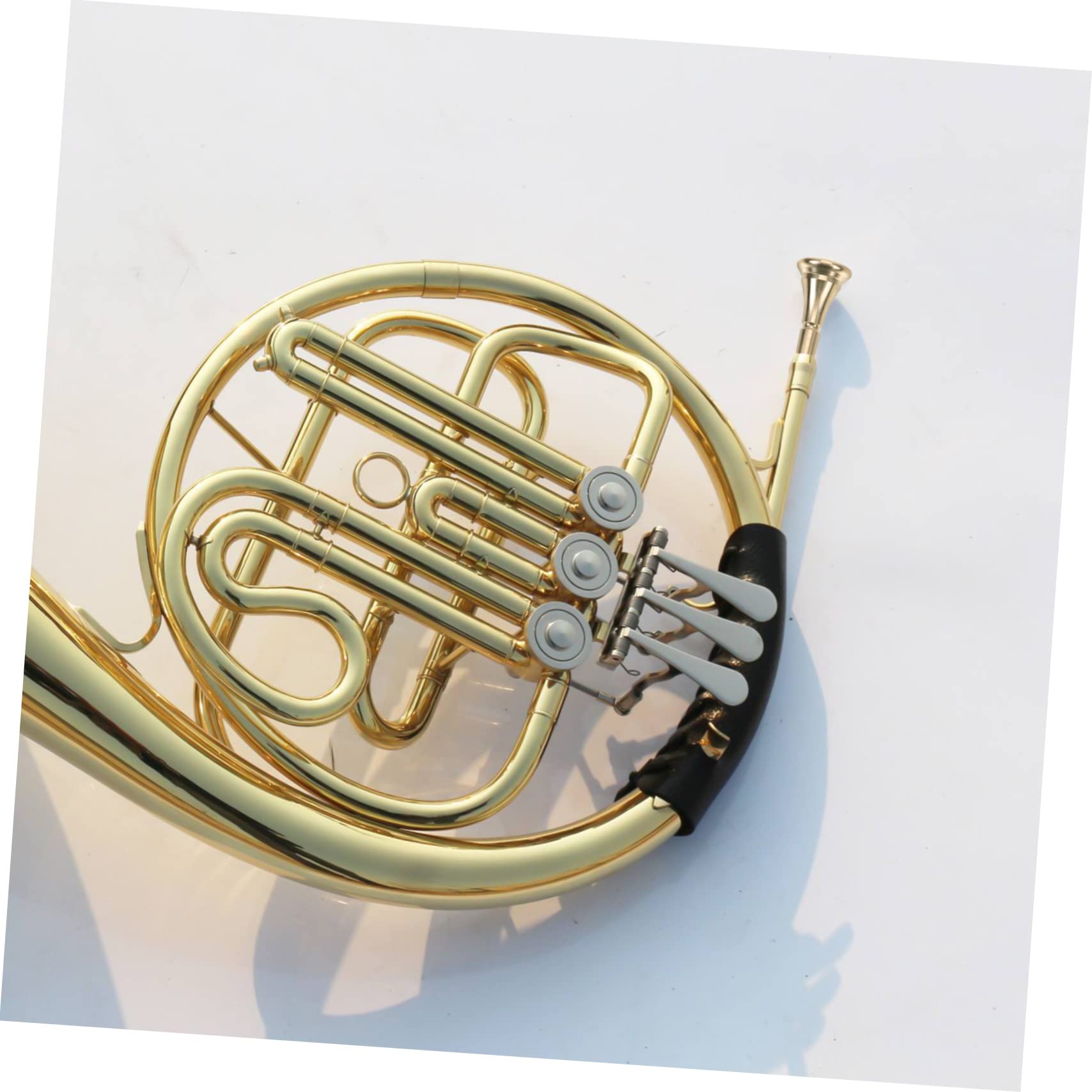 Levemolo Horn Mouthpiece French Horn Mouthpieces in Gold for Musicians Material Sturdy Stylish Accessory