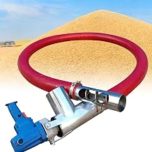 Industrial Screw Conveyor Machine for Agricultural Product Pellets/Construction Pellets Portable Powder Transfer Equipment, Heavy Duty Screw Feeder Machine for Agriculture/Factories,6.0m19.7f
