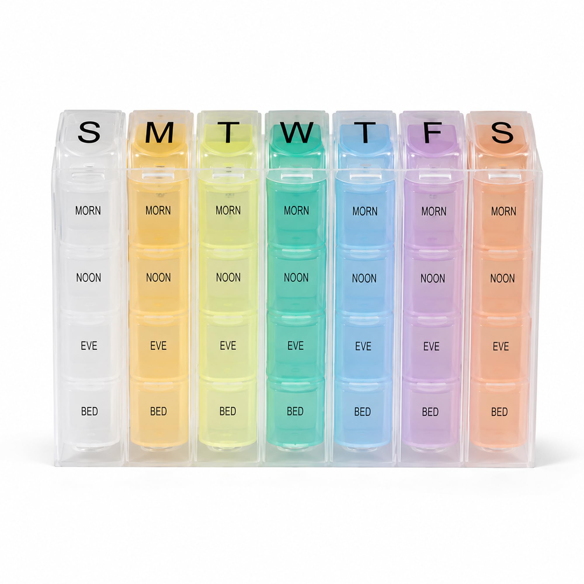 Aktive Life 7 Days Weekly pill Case Medicine Tablet Dispenser Organizer Pill Box Splitters Pill Storage Organizer Container-image-23