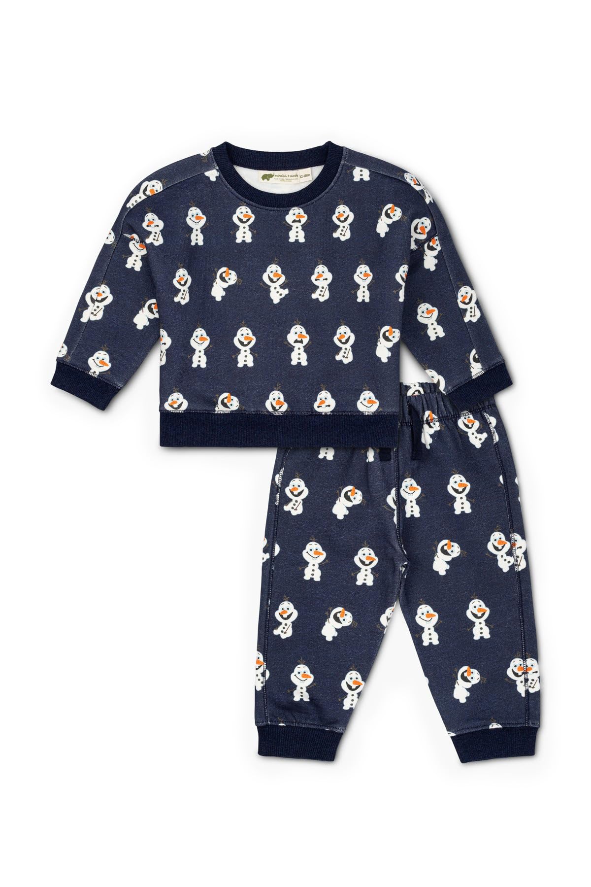 monica + andy unisex-child Organic Sporty Sweatsuit