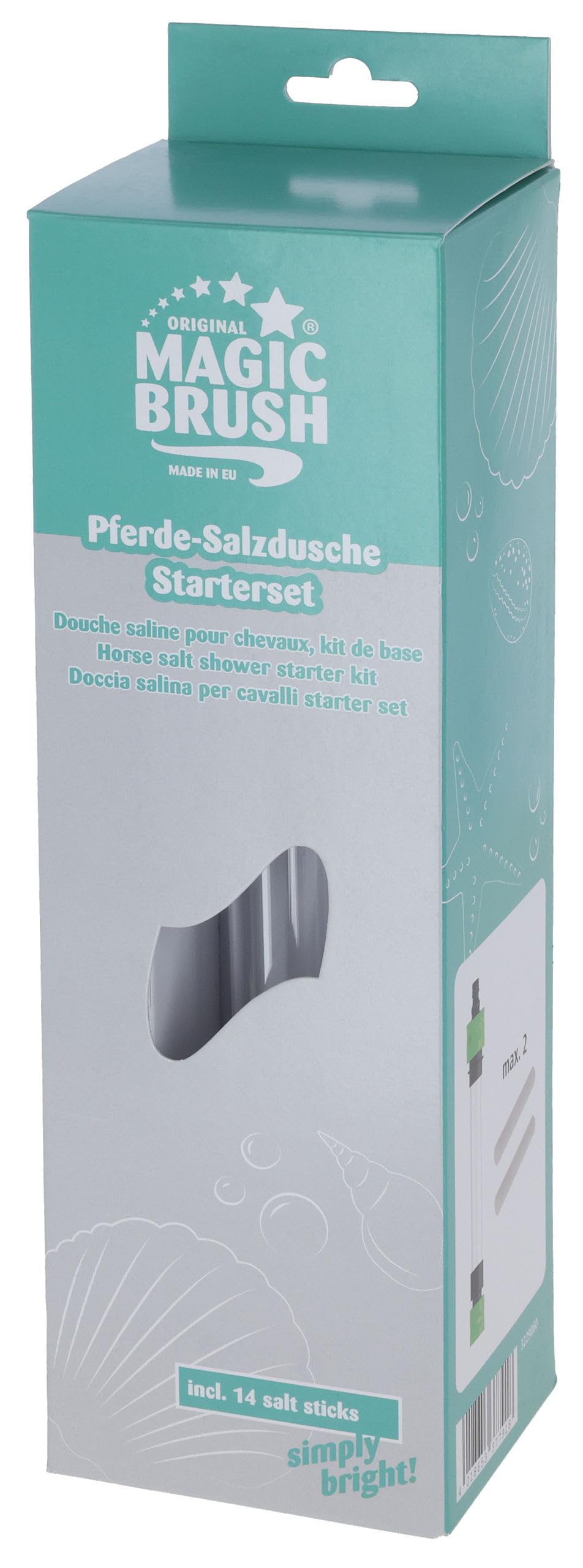 Pferde-Salzdusche Starterset inkl. 14 Salzsticks | inkl. 14 Salzsticks
