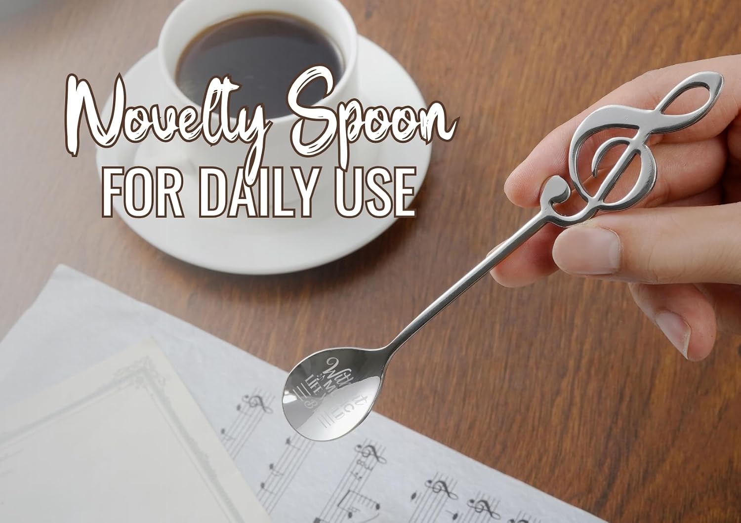 Music Shaped Spoon