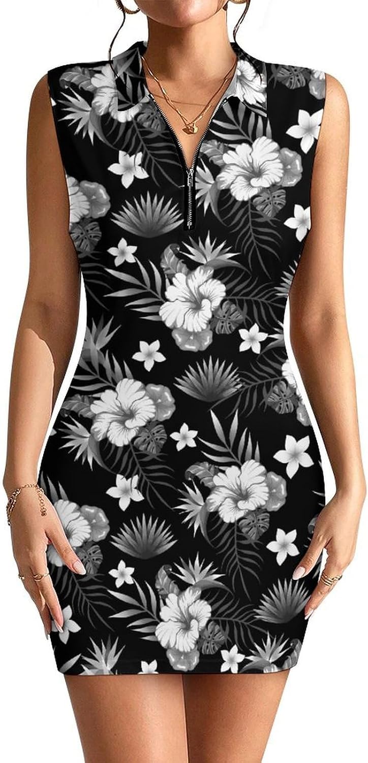 Tennis Dresses for Women Sleeveless Golf Dress for Women Active Workout Sports Athletic Polo Dress