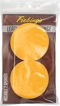 Fiebing's Leathercraft Sponges (2 Pack) - 3" Round Painting Sponges to Apply Fiebing's Leather Dyes, Stains, Top Finishes, Saddle Soaps - Multi-Purpose for Watercolor, Pottery, Ceramics, Arts & Crafts