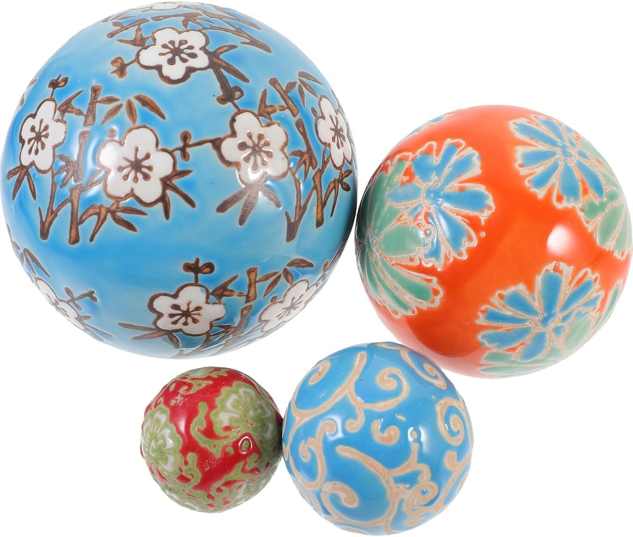 Pool Balls Ceramic Floating Balls Home Decorative Ornaments Style