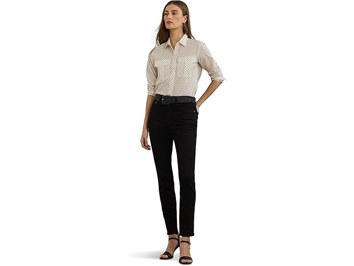 Classic Fit Polka-dot Cotton Voile Shirt - Image 2