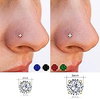 Vista 19 de Gold Nose Ring Stud, 20g Cartilage Earrings Tragus Piercing Jewelry, 14k Titanium Nose Ring Threadless Medusa Clip on Earrings, Flat Back Medusa