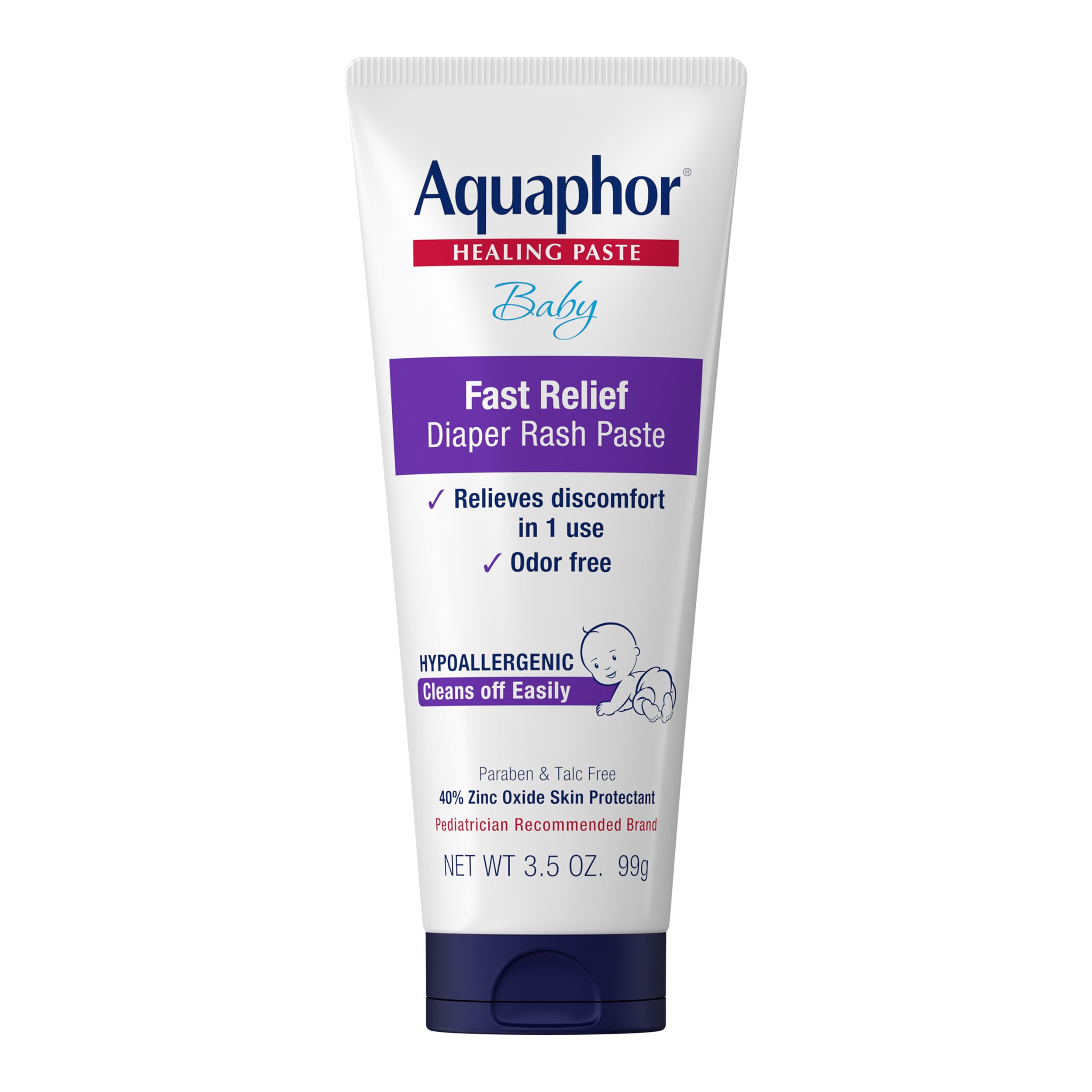 Aquaphor Baby Diaper Rash Paste with Zinc Oxide