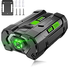 DSANKE 56V 5000mAh Lithium-Ion Batteries for EGO 56V Battery BA2800T, BA4200, BA1400 – Compatible with EGO Power+ Tools ST1502LB CS1604 LB4800 LB6504 LB5804 HT2400 – Includes Battery Holders