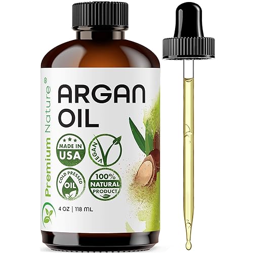 Miniatura 1 de Premium Nature Aceite de argán para el cabello, virgen, 100% puro, prensado en frío, aceite de argón para el cabello, estimula el crecimiento para