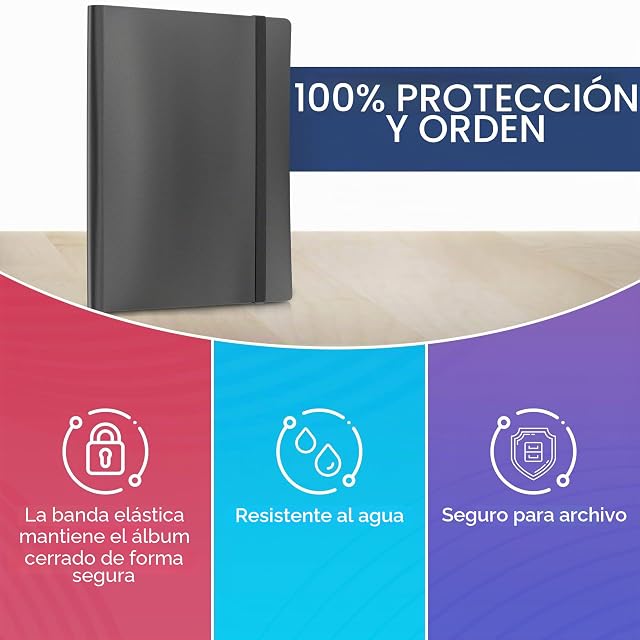 Foto 3 de 7 de AEY Catcher® Álbum de recortes Pokémon - 160 tarjetas (4 compartimentos) - Álbum de cartas coleccionables