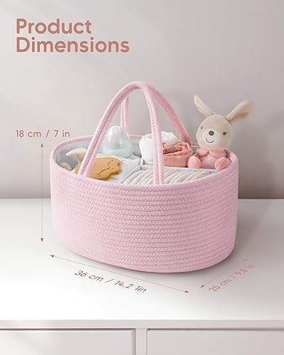 Vista 62 de Maliton Organizador de pañales para bebé, cuerda de algodón para cambiador, almacenamiento de guardería, artículos imprescindibles para bebé recién