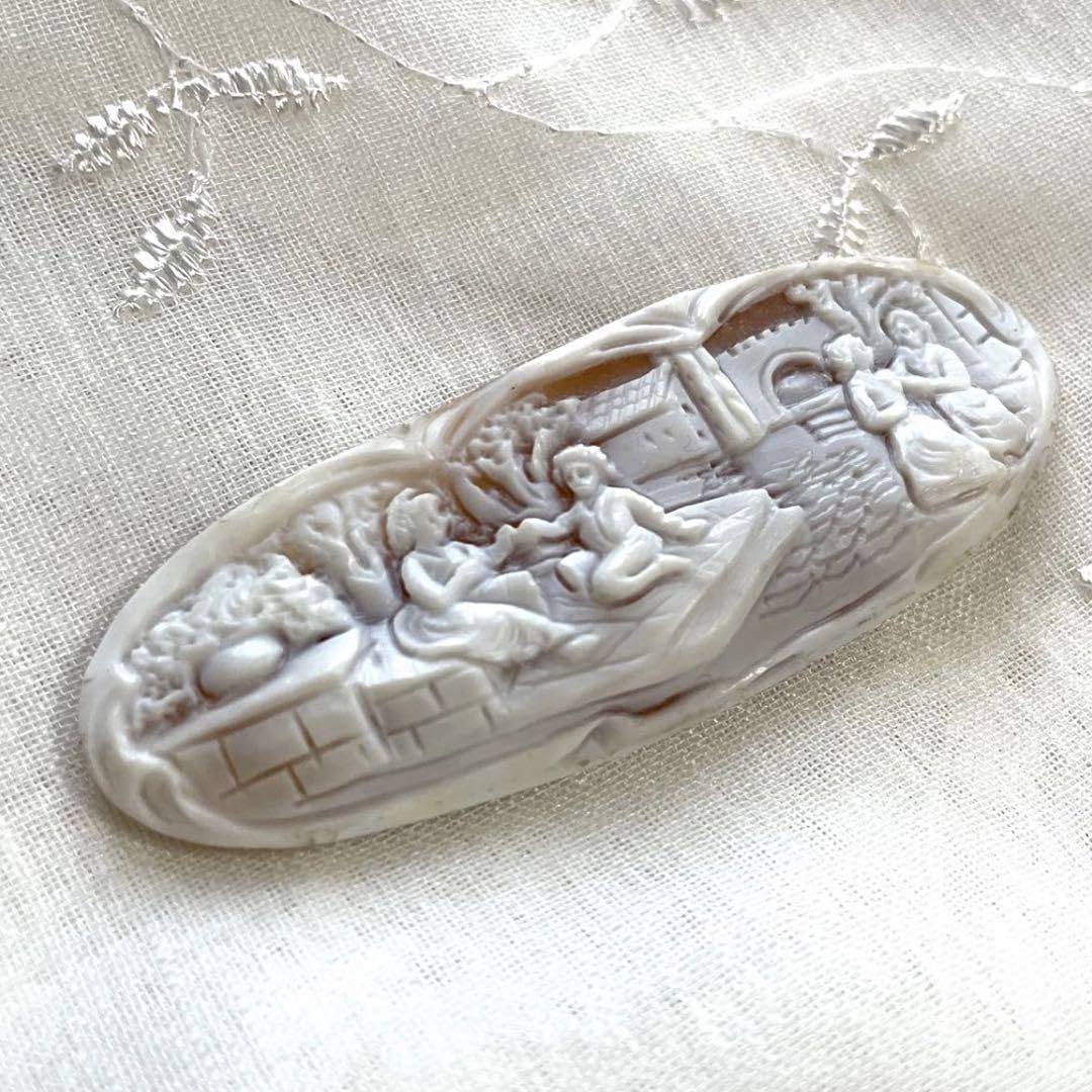 ◇シェルカメオ ルース ヴィンテージ アート 彫刻 美術品 アンティーク