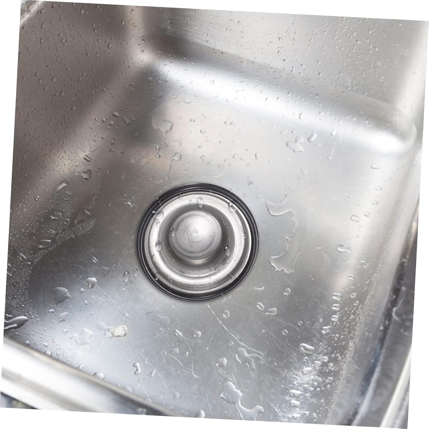 POPETPOP 3pcs Sink Garbage Disposal Flange and Stopper Replacement for Kitchen Sink and Design Easy to Install Drain Cover and Stopper Prevents Clogging and Keeps Kitchen Clean
