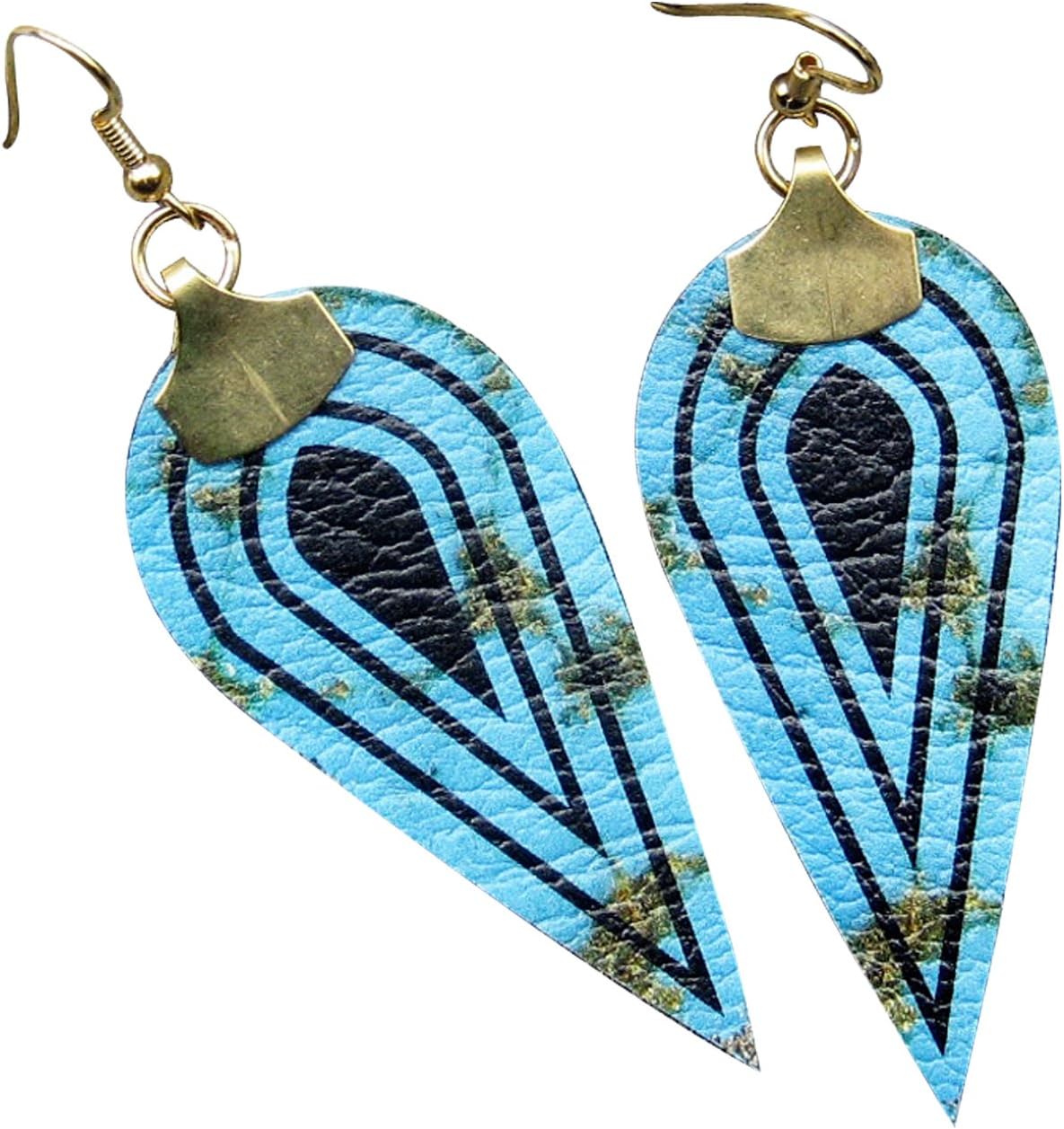 Stone Turquoise Earrings
