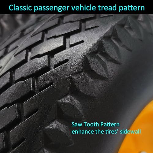 Miniatura 5 de Neumático para camión de mano sin plano 4.103.50-4 con orificio de eje de 34, 2.2 pulgadas de desplazamiento de 10 pulgadas de repuesto de neumático