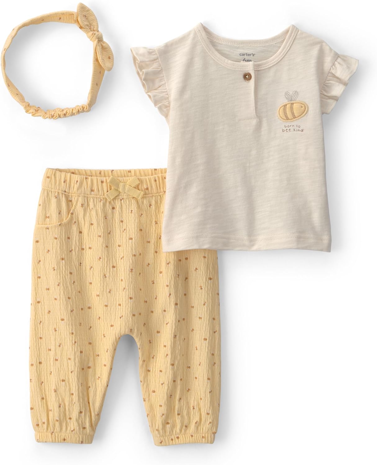 Carter's Baby Girls' 3-piece Pant Set