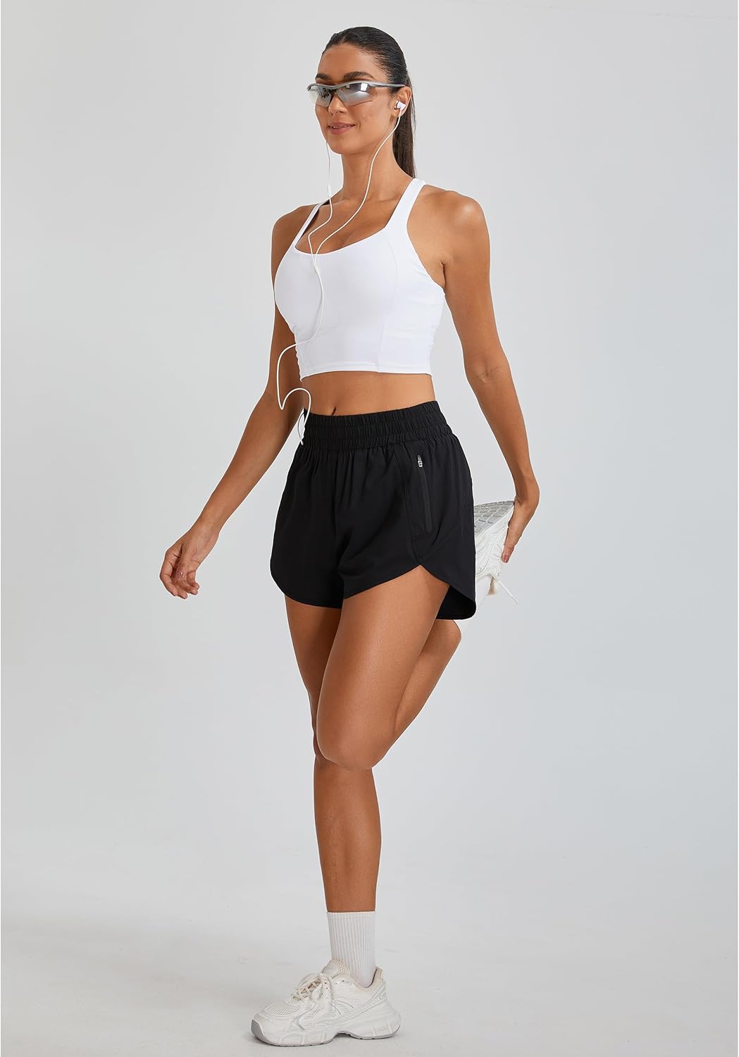 BMJL Women's Workout Tank Tops with Built in Bra Athletic Sports Crisscross Back Summer Going Out Clothing 2025 - Image 6