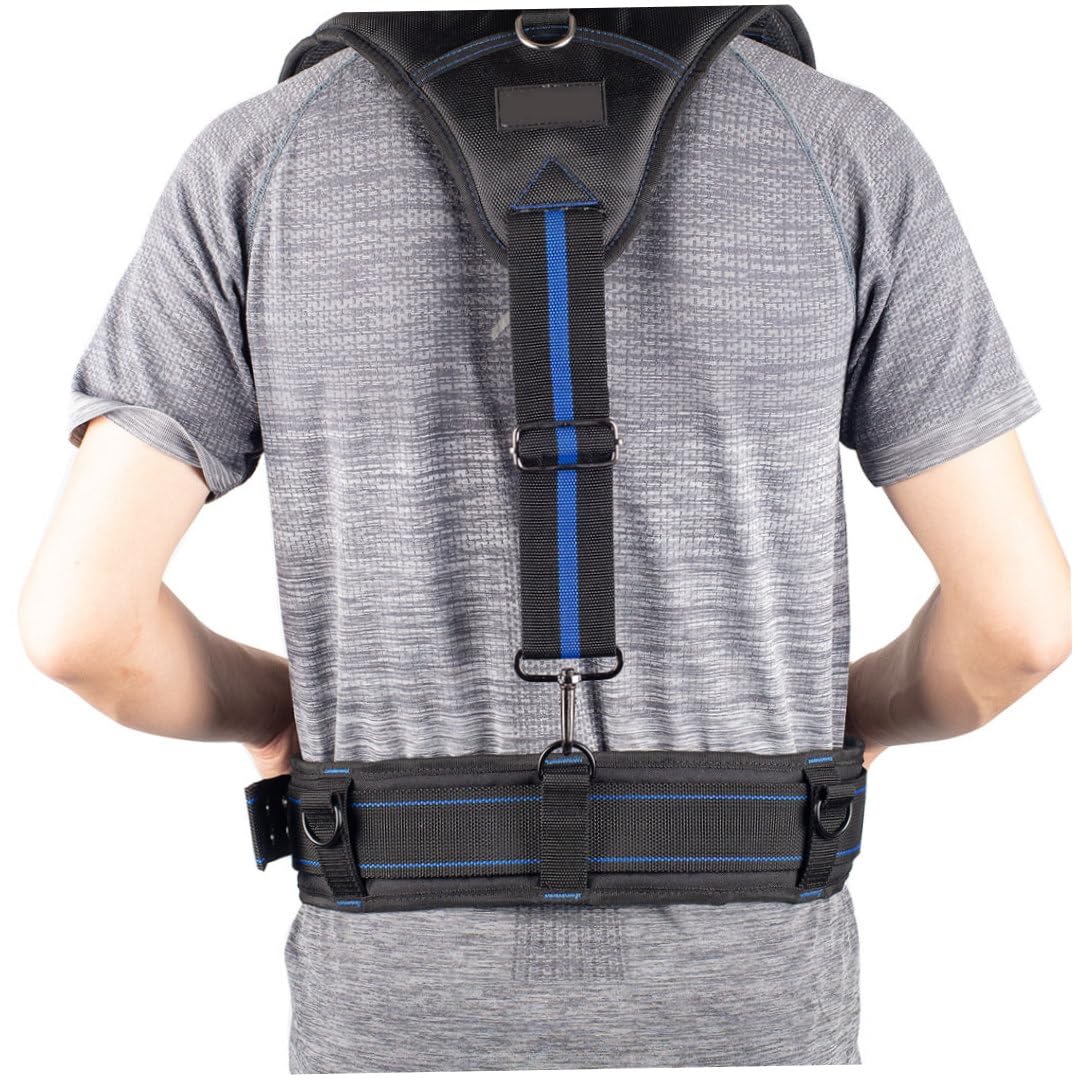 Cintura porta attrezzi resistente con cinturino in vita regolabile, organizer per attrezzi per elettricisti, operai edili, giardinieri e progetti fai da te