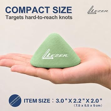 Trigger Massage Point, 3-Angle Deep Tissue Massager, Muscle Release, Green