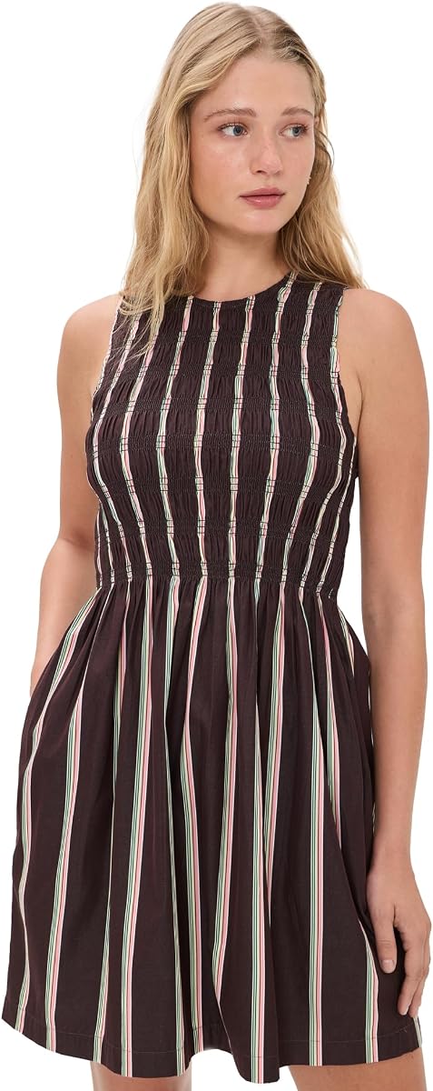 Madewell Women's x Shopbop The Melody Smocked Mini Dress