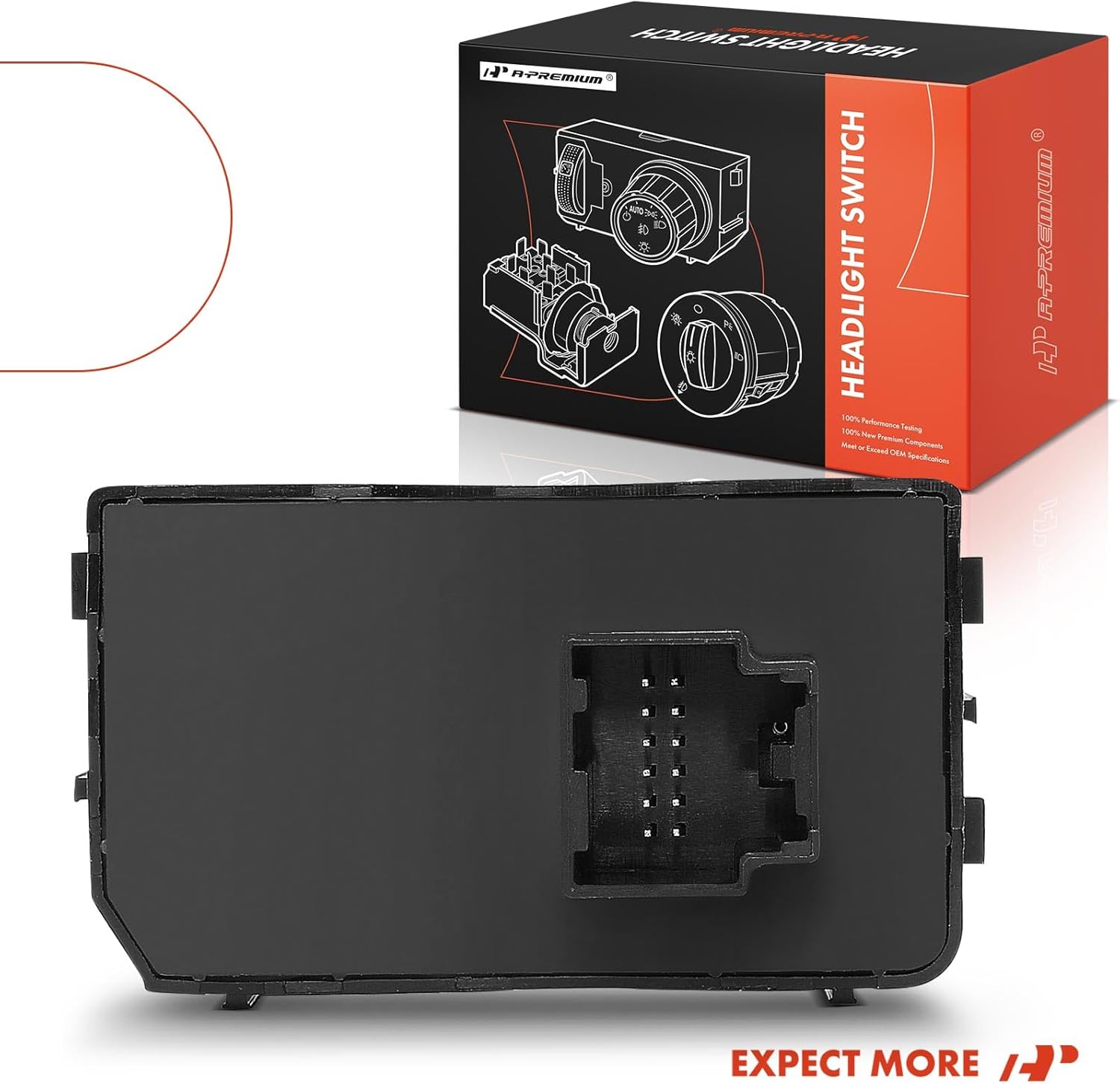 A-Premium Headlight Switch Instrument Panel Headlamp Dimmer Switch Compatible with Chevrolet Silverado 1500 2014-2018, Tahoe, Suburban & GMC Sierra 1500, Yukon, Yukon XL