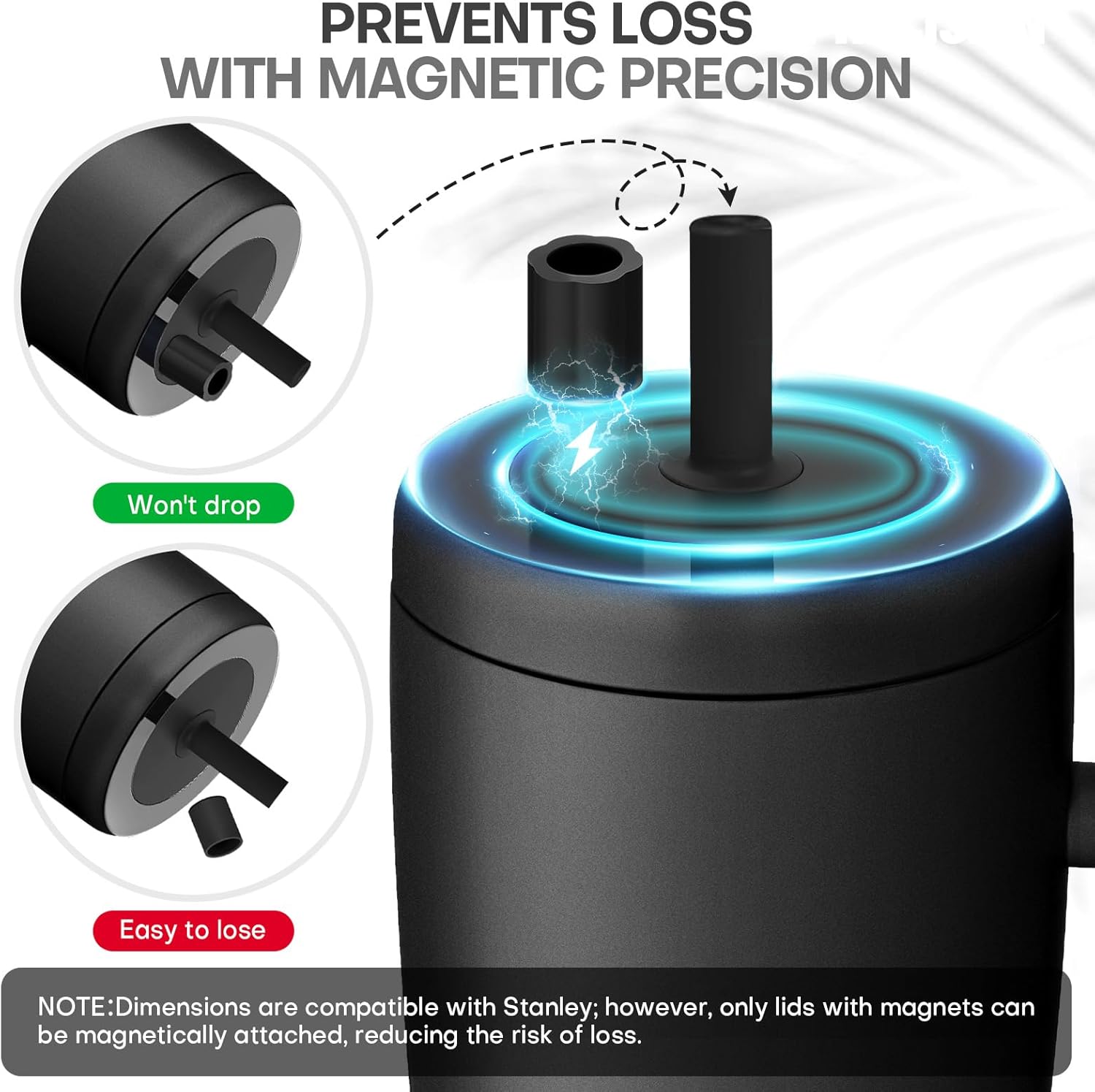 Straw Cover & Cup Boot Combo Compatible with Brumate Era 30 oz/40 oz, 2 Pack-Leakproof Magnetic Straw Cover + Anti Slip Silicone Boot | Daily, Travel, Gym |Cup Accessories - Image 3