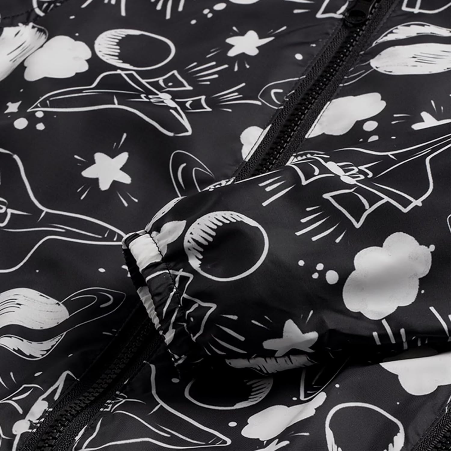 WELAKEN Lightweight Jacket for Girls & Kids Print Water-Resistant Jacket - Image 3