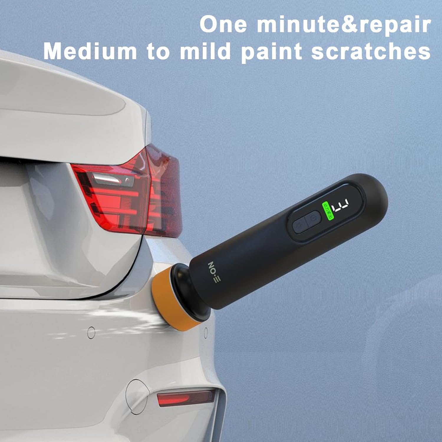 Rechargeable Car Polisher - Cordless Fast Waxing Car Buffer Polisher, Handheld Wax Machine | LED Display High Speed Waxer, Portable Polishing Device for Car Cleaning and Detailing Tasks