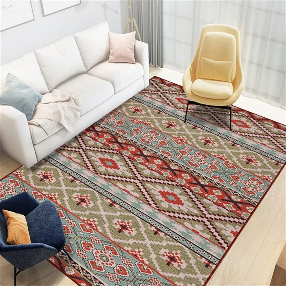 Moquette extérieur et grand tapis rouge de salon 180X280CM pour salle à manger