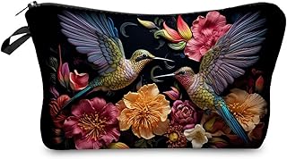 Livel lhood Bolsa de maquillaje floral de col...