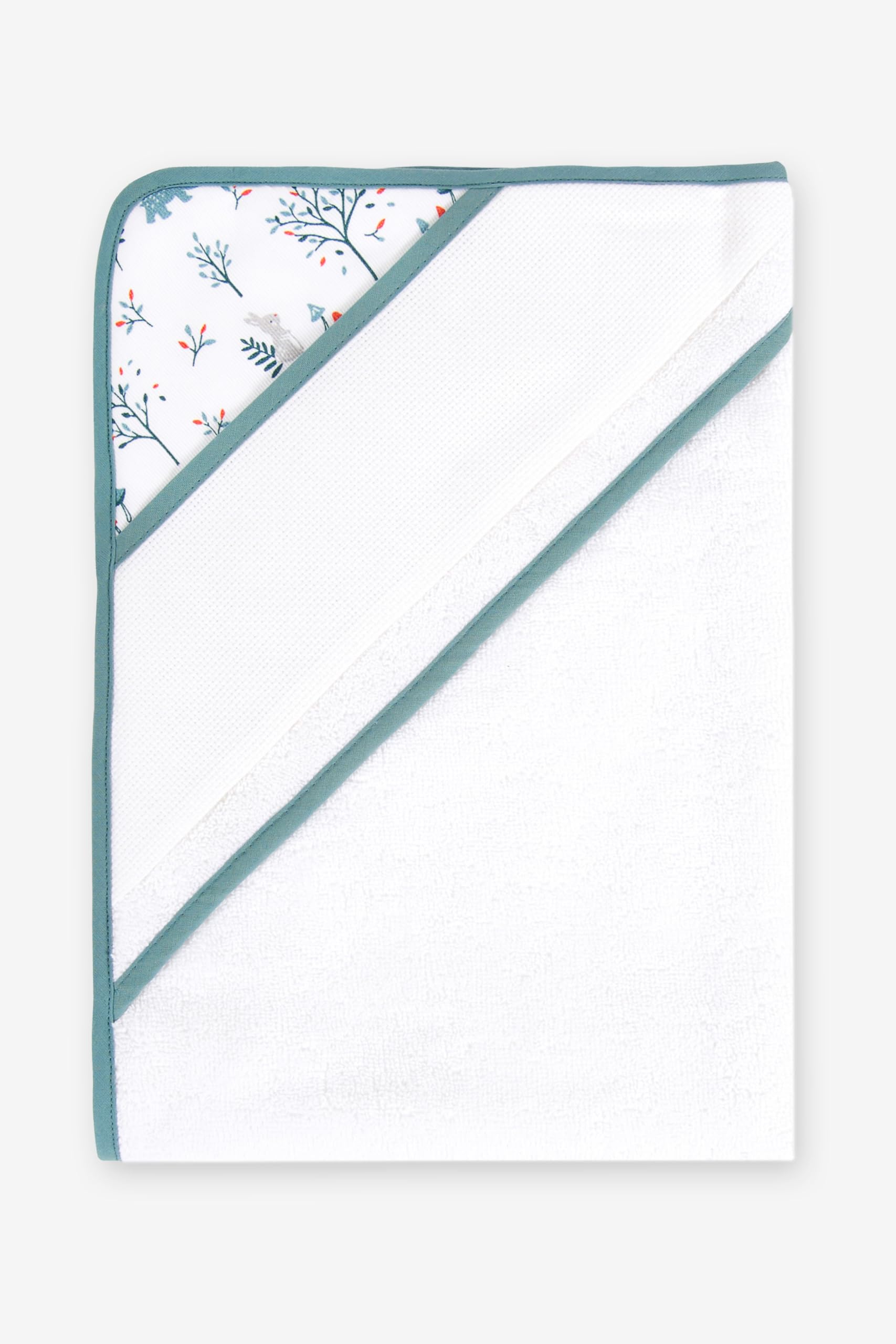 DMC - Bestickbares Baby Badetuch Zauberwaldmotiv - Inklusive Stickvorlagen