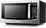 TOSHIBA ML-EM45PIT(SS) Countertop Microwave Oven with Inverter Technology, Kitchen Essentials, Smart Sensor, Auto Defrost, 1.6 Cu.ft, 13.6