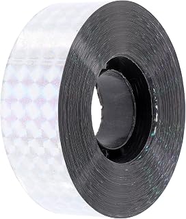 CIMAXIC 1 Roll pet Bird repelling Tapes can be Cut Spiral Swirl Bird Scaring Device House Bird Scaring