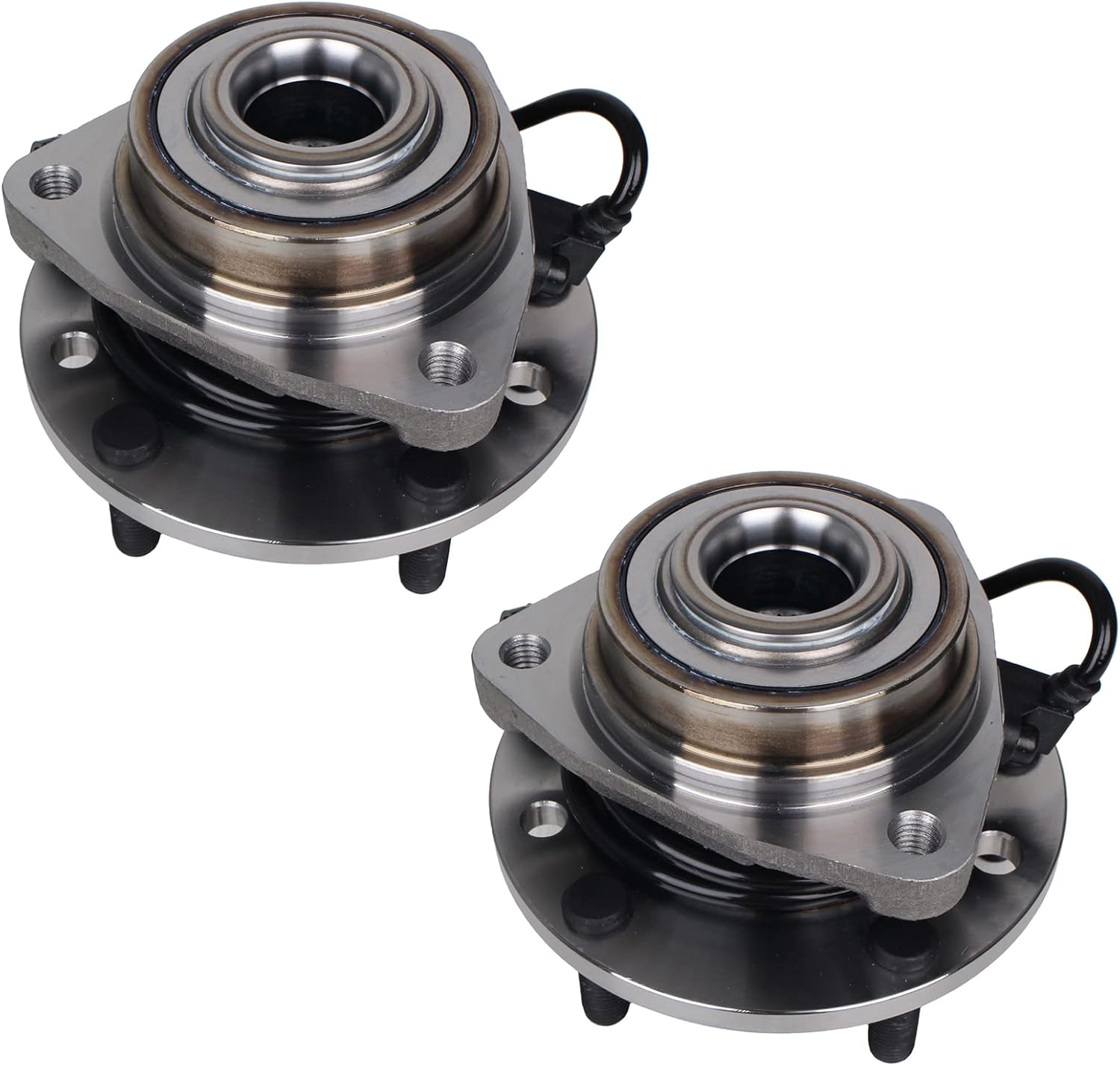 PAROD Pair 513124 Front 4WD Wheel Hub & Bearing Assembly Compatible with 97-2005 Chevy Blazer, 97-2004 S10, 97-2005 GMC Jimmy, 97-2004 Sonoma, 98-2000 Isuzu Hombre, 97-2001 Oldsmobile Bravada w/ABS