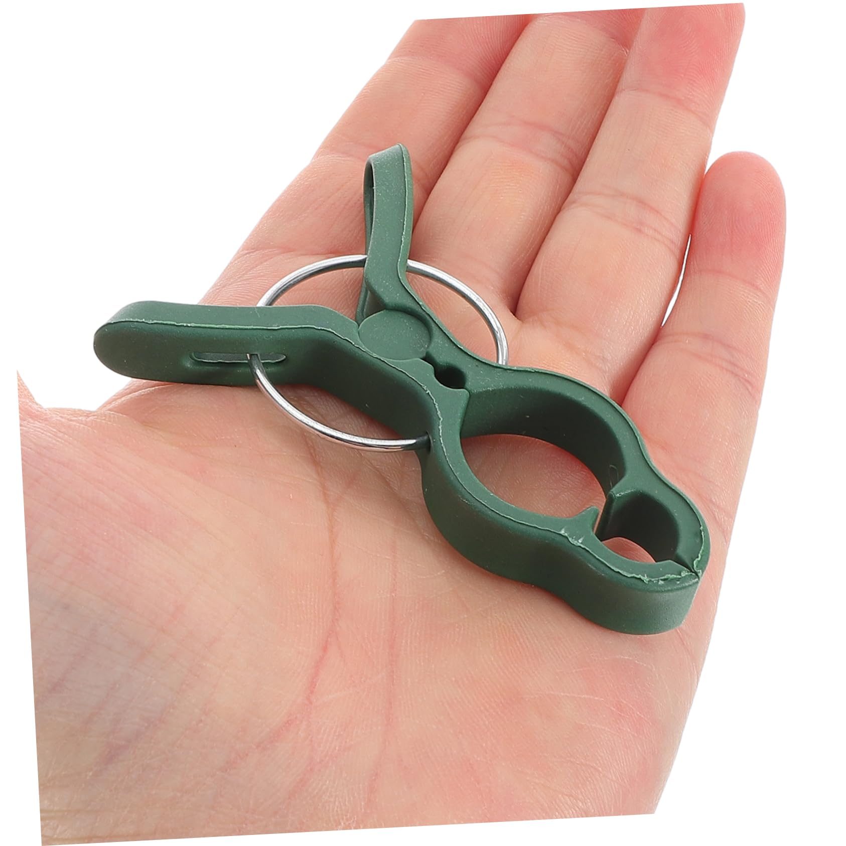 50pezzi Clip Supporto Piante Pomodoro Clip Allenamento Fusti Giardino Raddrizzamento Steli per Piante Rampicanti Fiori Vernice Verde Resistente