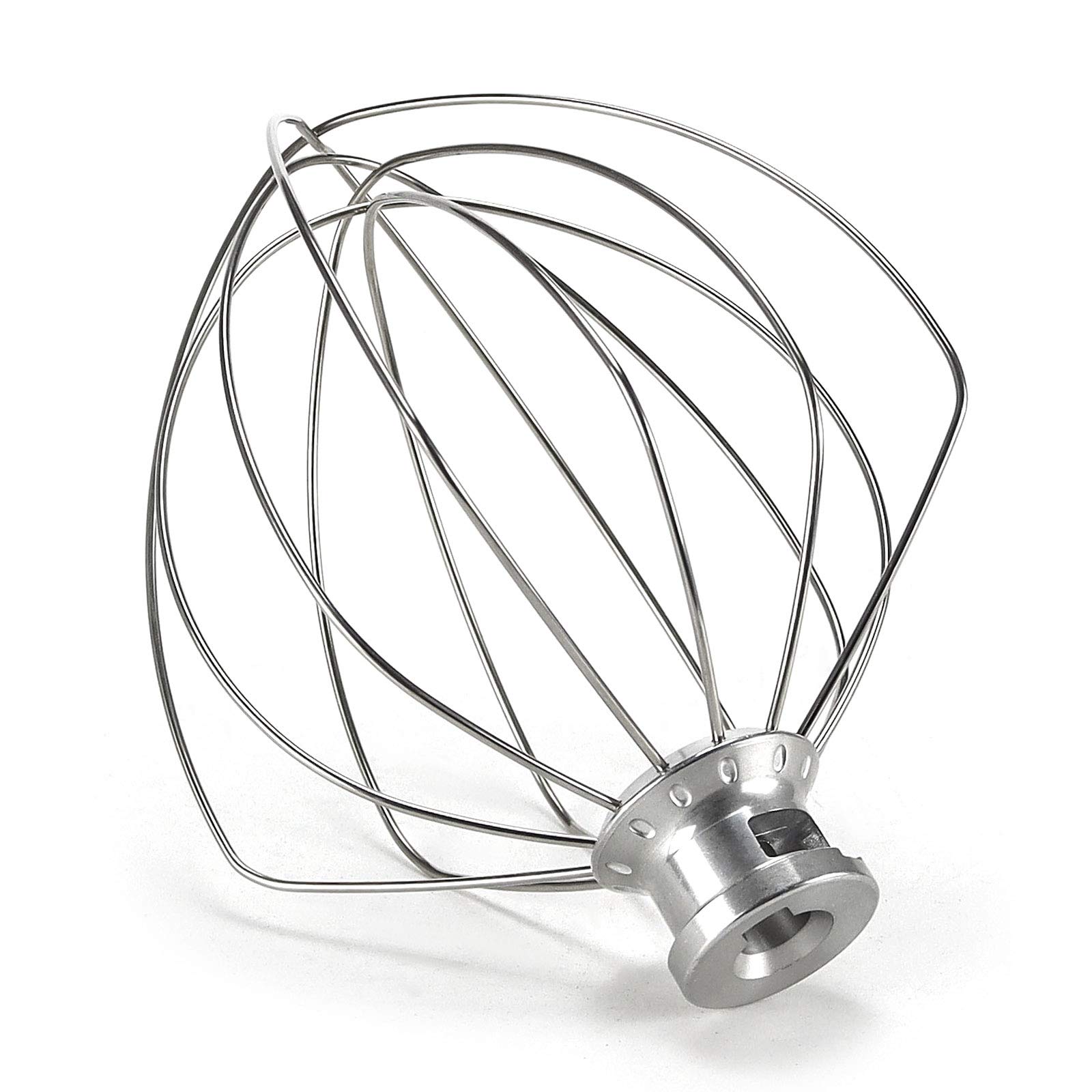 TOMOONKN256WW 6-Wire Whip Attachment Stainless Steel for KitchenAid 6QT Bowl-Lift Mixer Accessory Replacement,for Professional 600, Pro 6500,KP26M1X,KD2661X