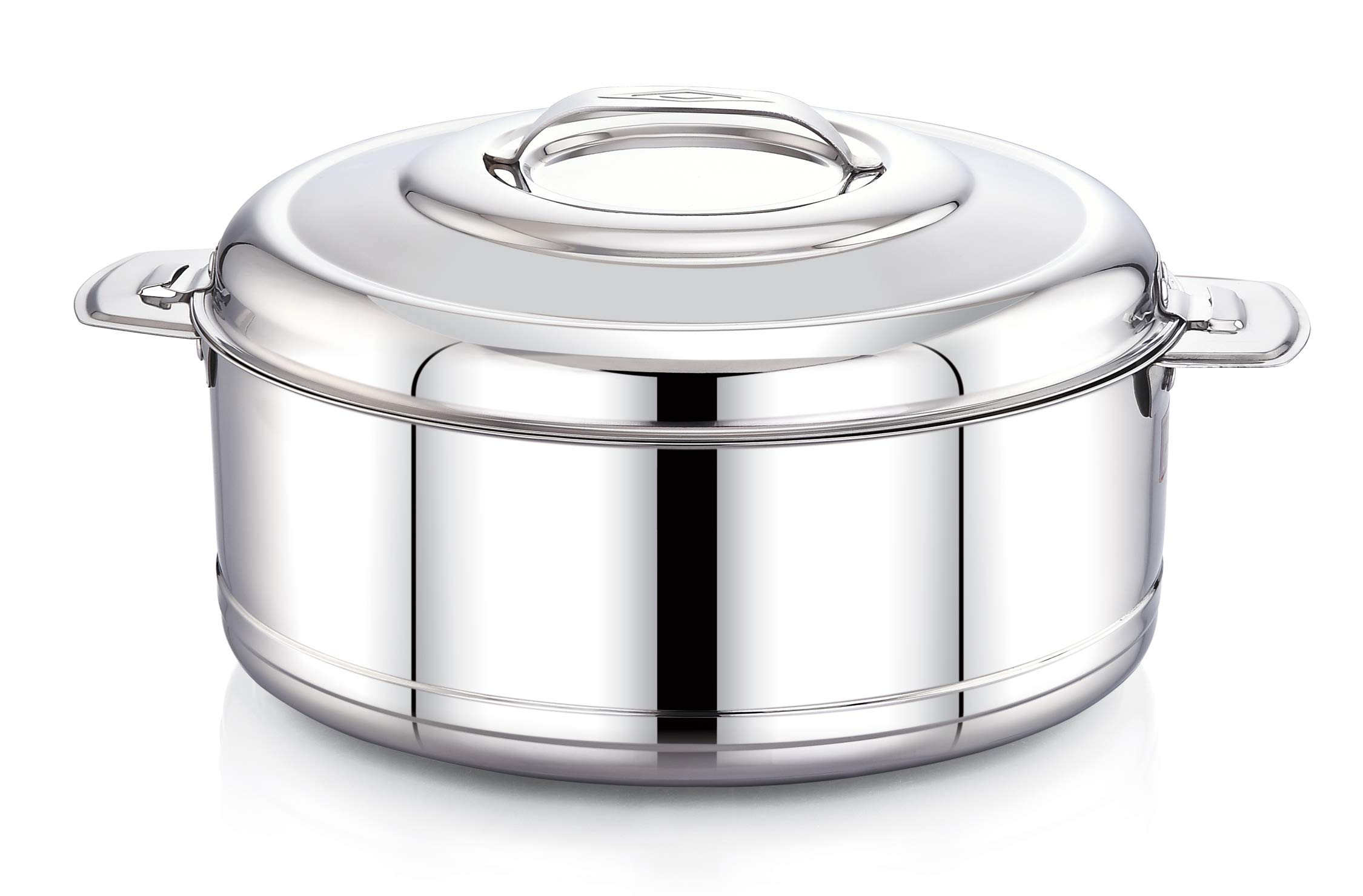 TWIN BIRDS Helio Stainless Steel Casserole for Roti | Steel Tiffin Box | Insulated Casserole 2500ml | Hotpot Roti Box with Steel Lid | Stainless Steel Serving Dish (B082PZN6Y1) Amazon Price History, Amazon Price Tracker