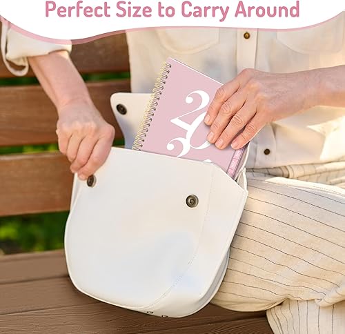 Miniatura 7 de Forvencer - Agenda 2024, agenda semanal y mensual encuadernada en espiral, enero a diciembre de 2024, agenda estética Forvencer de 8.3 x 6 pulgadas,