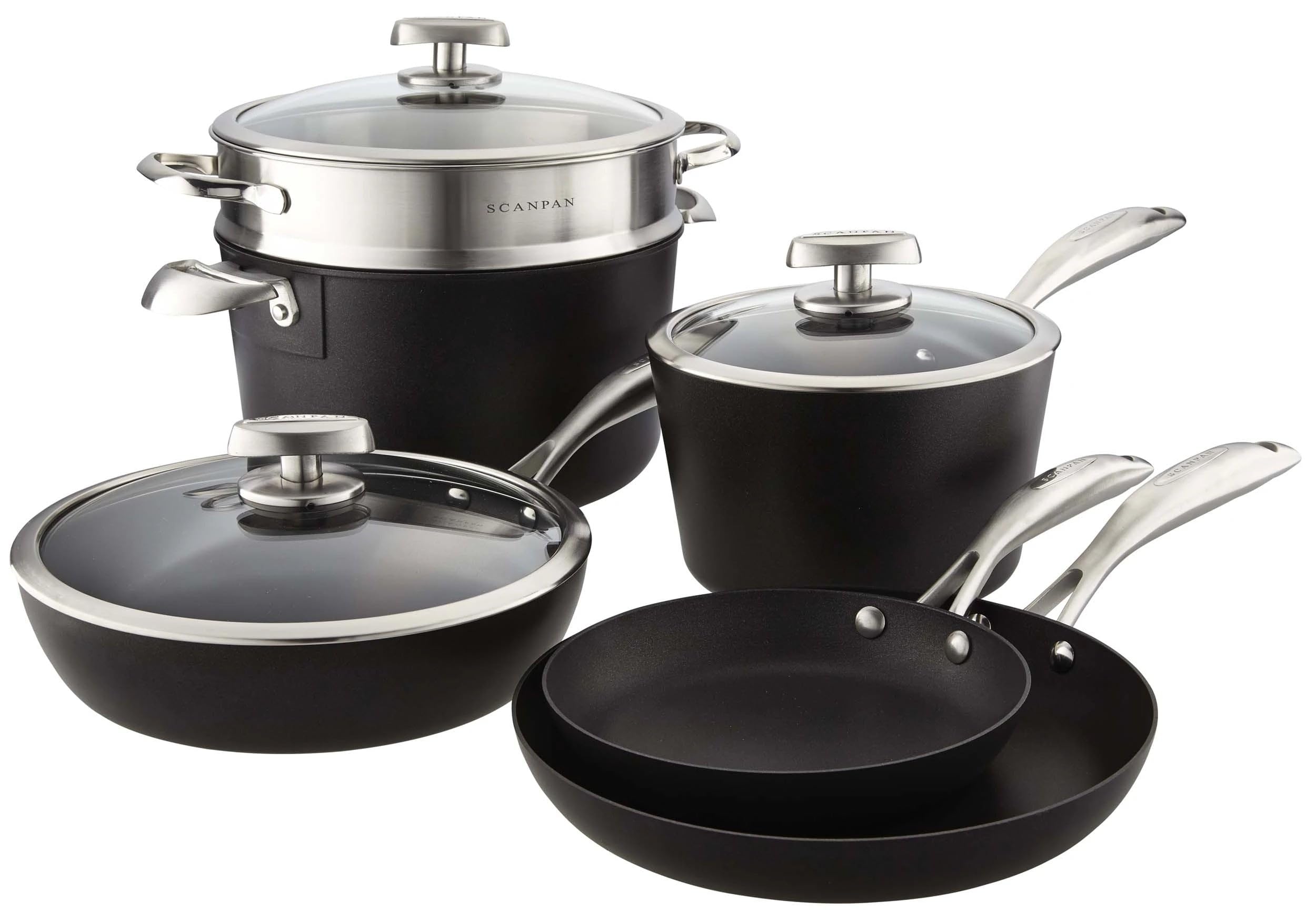 Amazon.com: Scanpan Pro IQ 9 piece Nonstick Cookware Set