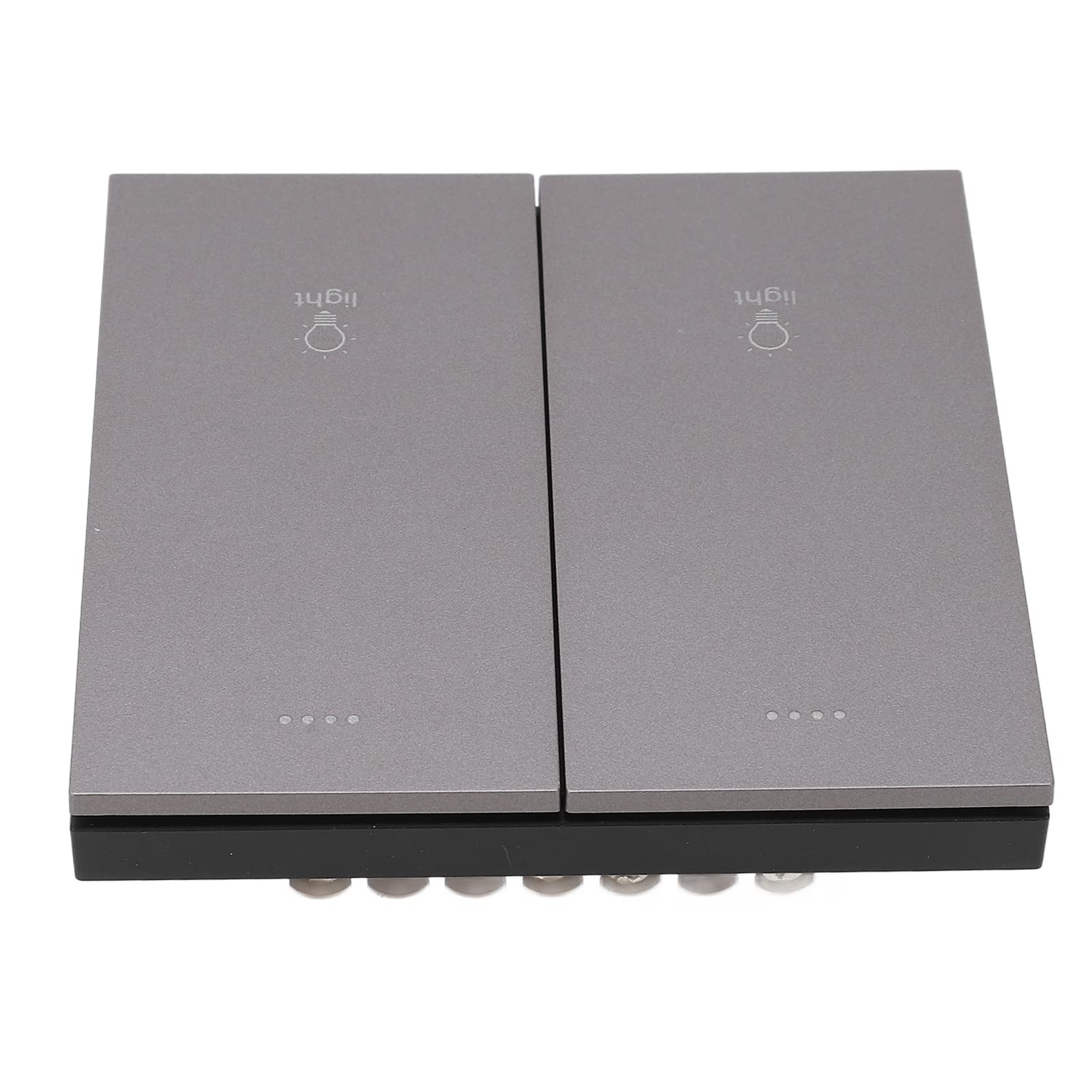 Interruptor de luz inteligente, botón de pared con función de sincronización de control de voz habilitado para WiFi y Bluetooth para automatización del hogar