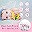 babygoal Floral Pacifier Clips, 6 Pack Binky Paci Holder Clips Leashes Fits for Most Pacifiers and Binkies 6PS16