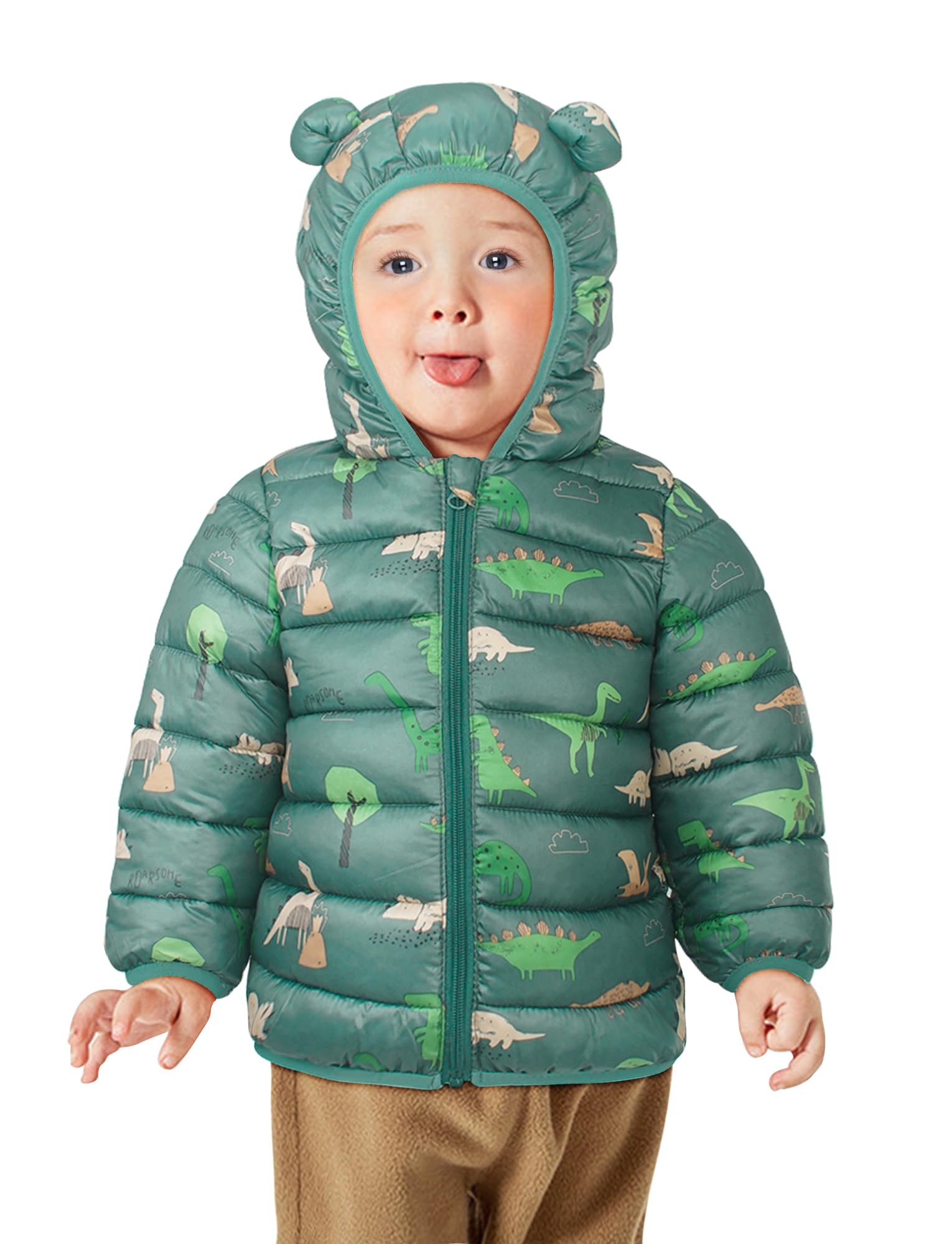 Happy Cherry Cappotto Piumino Bambini Bambina Giacca Invernale con Cappuccio Bimba Bimbo Giubbotto Imbottito Leggero Caldo Carino Antivento Autunno Inverno 9 Mesi - 4 Anni