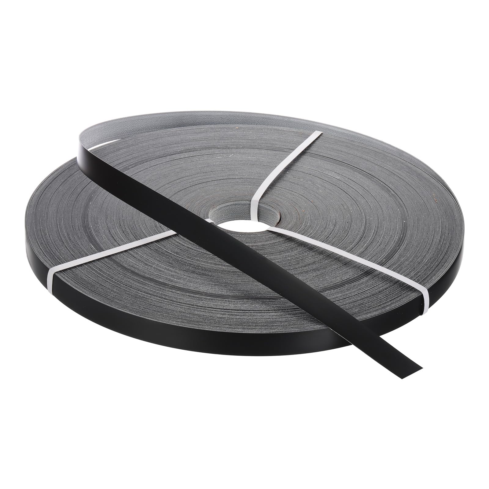Bande de bordure noire en contreplaqué thermo-collante 152m x 3.8cm