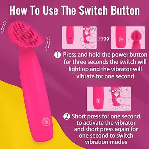 Miniatura 6 de Juguetes para Adultos Vibrador Varita, Juguetes Sexuales para Parejas para Pene Vulva Estimulador de Clítoris, Mini Vibradores Bala con 10 Modos de